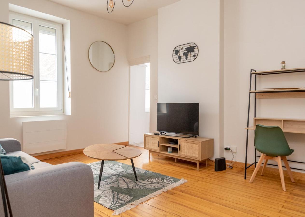 Appartement Cosy Au Centre Ville Avec Garage ชาลง-ซูร์-ซอน ภายนอก รูปภาพ